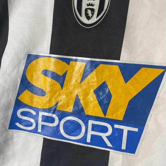 Nike‎ Juventus Long Sleeve Soccer Jersey Sky Sport Men Size M Football 2004 2005 - Picture 4 of 10